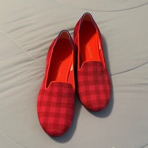 Rothy's Red Plaid Women's Flats